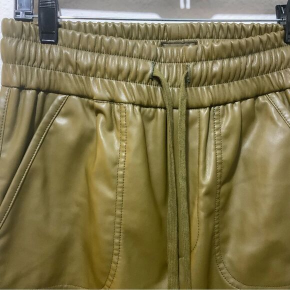 Mother The Rambler Lounger Ankle Straight Leg Pants Highwaist Fig Fir Green M - Picture 7 of 8